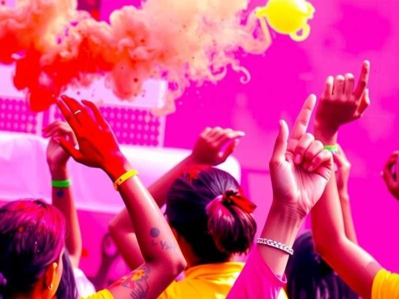 Holi Festival Game Event Vibrant Holi Voyage Special Event