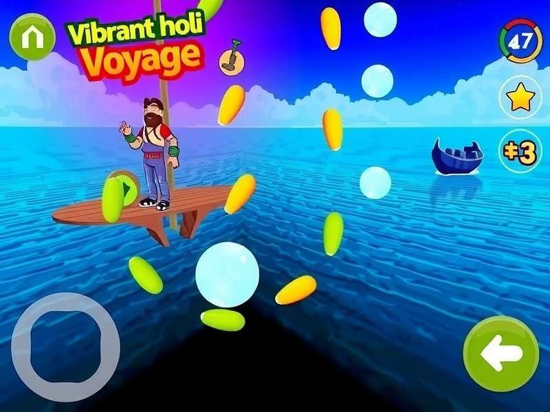 Colorful Holi Festival Gameplay Vibrant Holi Voyage Gameplay Screenshot